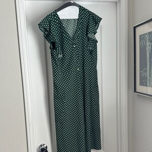 Green Polka Dot Dress